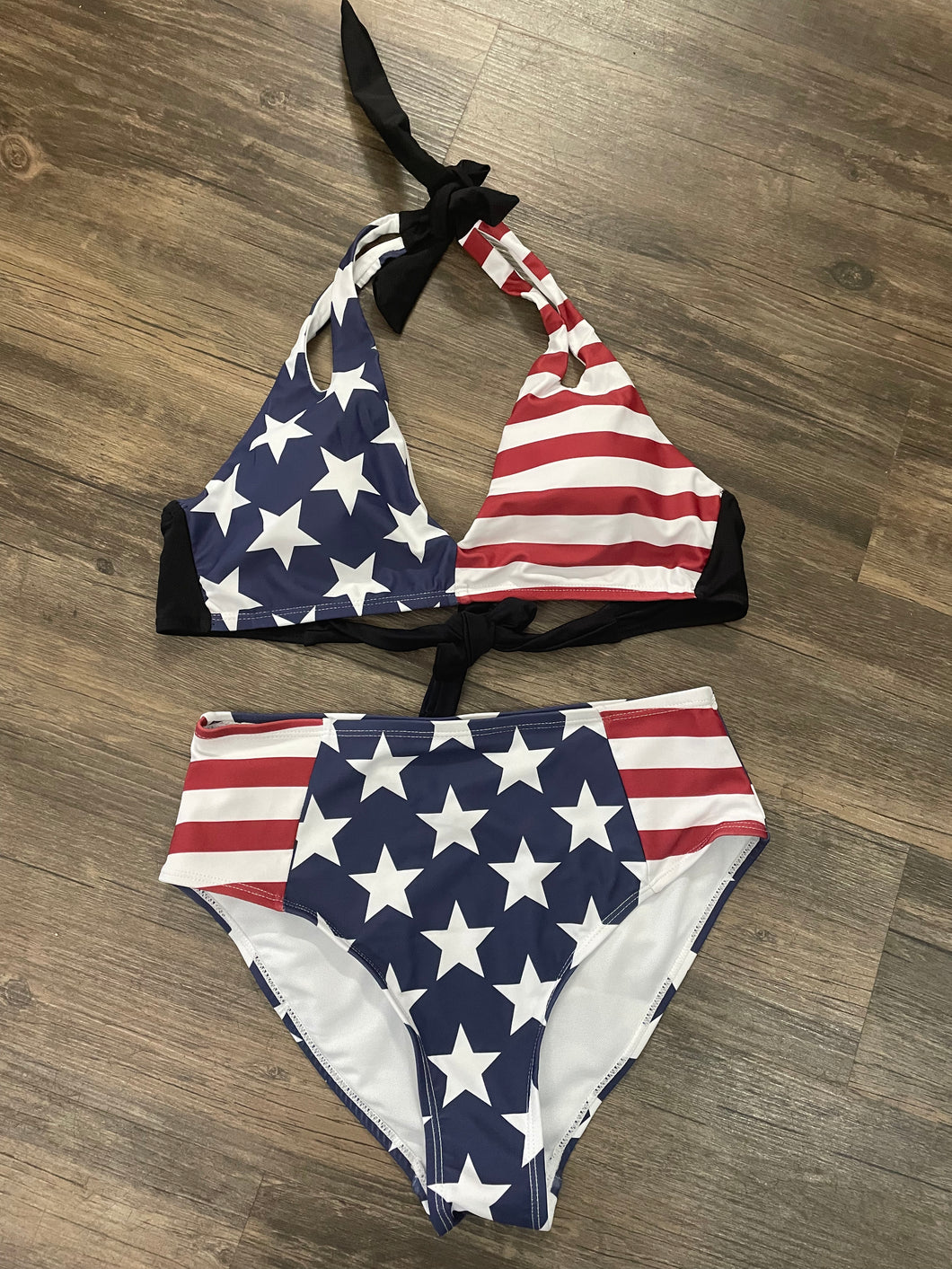 Flag Pattern Bikini