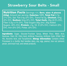 Load image into Gallery viewer, Strawberry Sour Belts
