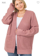 Load image into Gallery viewer, Waffle Open Cardigan Sale!
