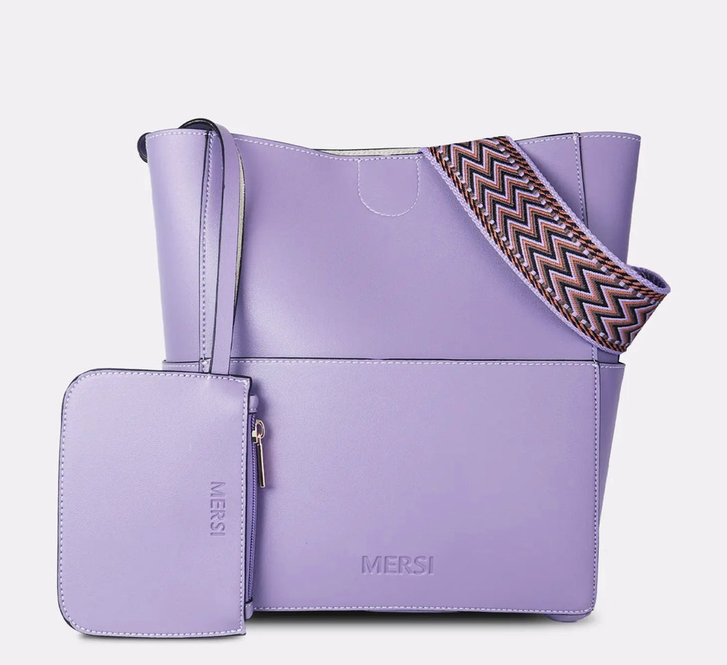 Demi Bucket Purse Periwinkle-Limited Edition