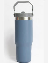 Load image into Gallery viewer, 30oz. Stainless Flip Straw Tumbler
