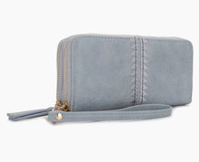 Load image into Gallery viewer, Sherrie Double Zip wallets
